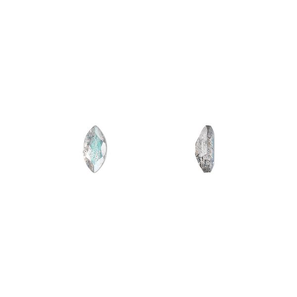 Labradorite 1pkg2, hand-cut faceted marquise gem natural 6x3mm image number 0