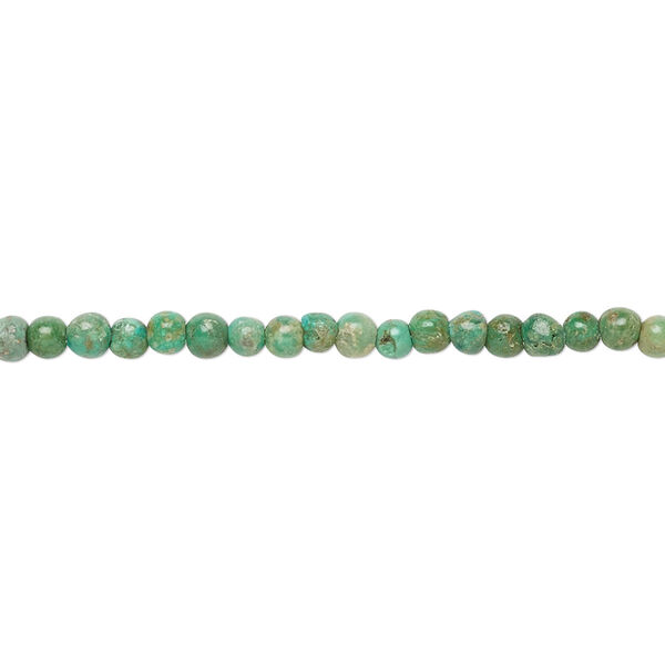Turquoise 1pkg1, round bead C grade, 15.5-16 inch 2.5-3mm image number 0