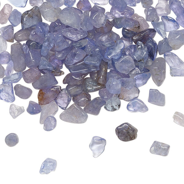 Tanzanite 1pkg1, undrilled inlay chip 10g mini image number 0