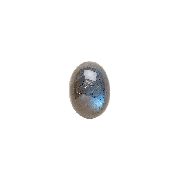 Labradorite 1pkg1, hand-cut calibrated oval cab natural A- grade, 14x10mm image number 0
