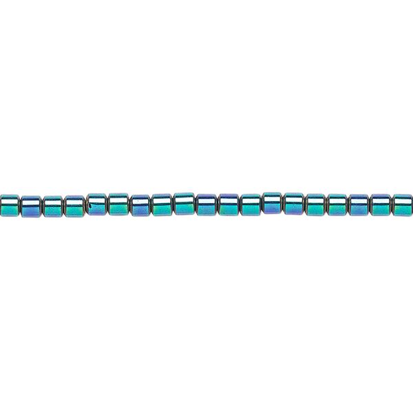 Hemalyke™ 1pkg1, rainbow titanium-coated tube bead 15.5-16 inch 2mm image number 0