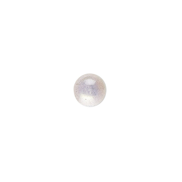 Silver labradorite 1pkg1, hand-cut calibrated round cab natural A- grade, 8mm image number 0