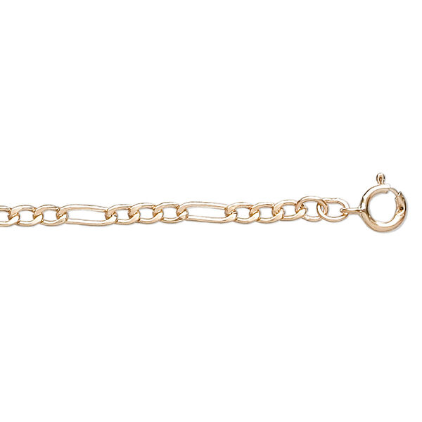 Chain, 14Kt gold-filled, 2mm figaro, 20 inches with springring clasp. Sold individually. image number 0