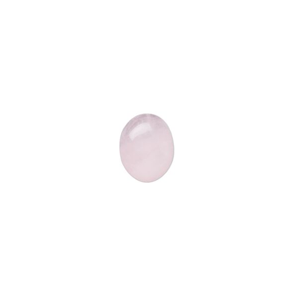Rose quartz 1pkg10, calibrated oval cab natural 10x8mm image number 0