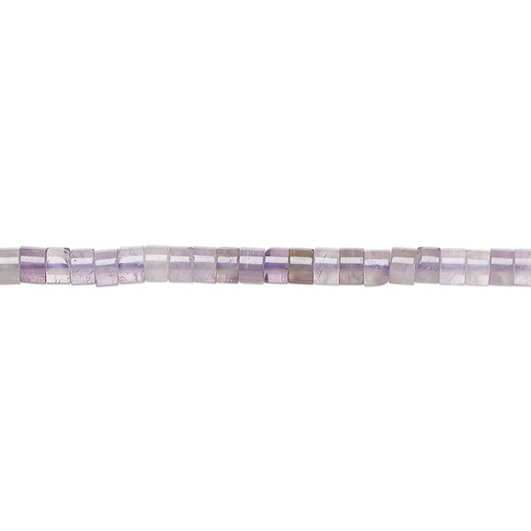 Banded amethyst 1pkg1, heishi bead natural 15.5-16 inch 3x1.5mm-3x2.5mm image number 0