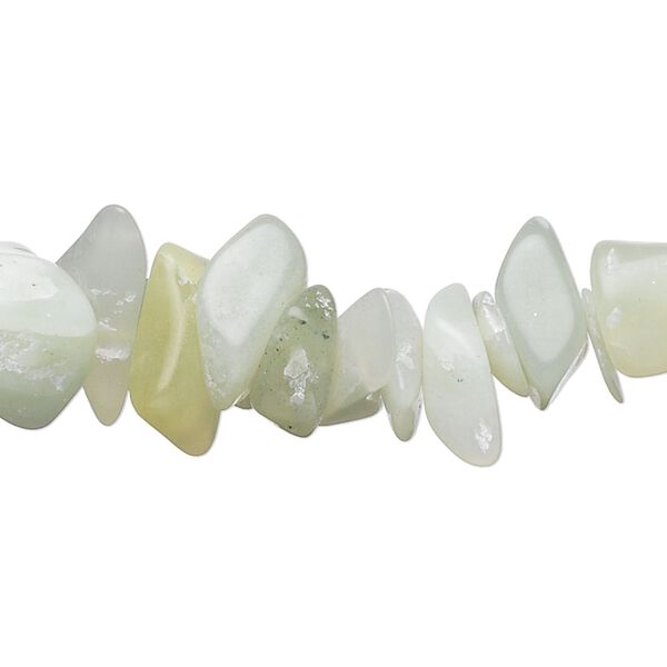 Sea green new "jade" 1pkg1, chip bead natural 15 inch extra-large image number 0