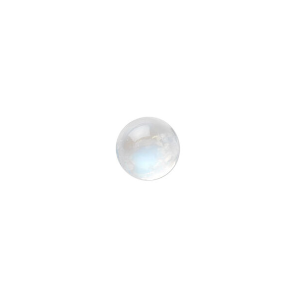 Rainbow moonstone 1pkg1, hand-cut calibrated round cab natural 8mm image number 0