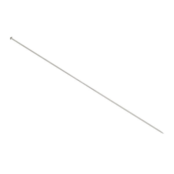 Hat pin, stainless steel, 6 inches, 18 gauge. Sold per pkg of 10. image number 0