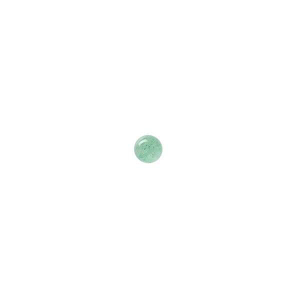 Green aventurine 1pkg16, calibrated round cab natural 4mm image number 0