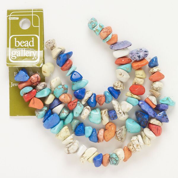 Howlite 1pkg2, chip bead 10 inch medium to large image number 0