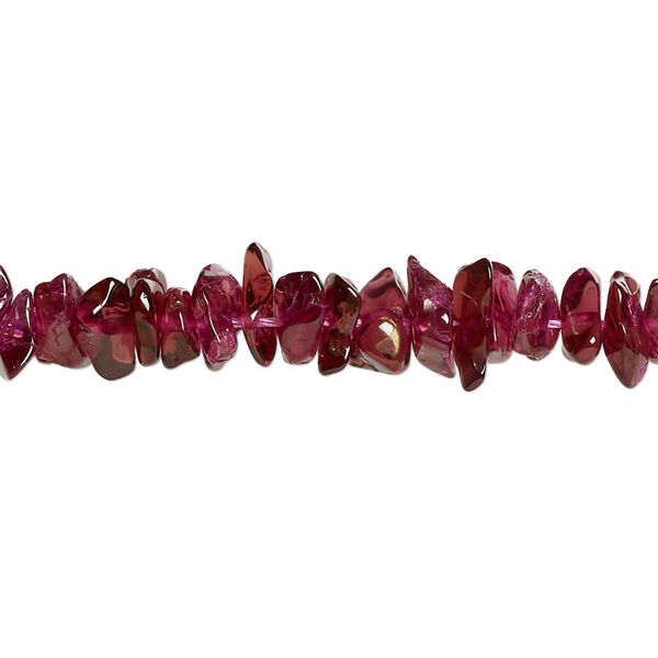 Rhodolite garnet 1pkg1, chip bead 18 inch small image number 0