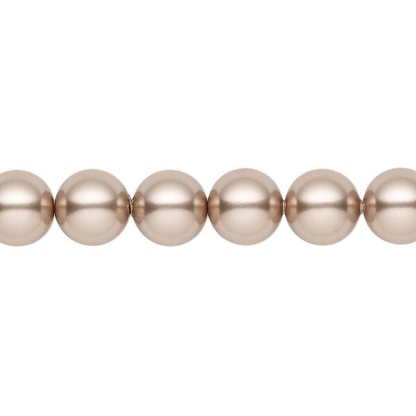 Pearl 250pk bronze, Swarovski® 8mm round 5810 image number 0