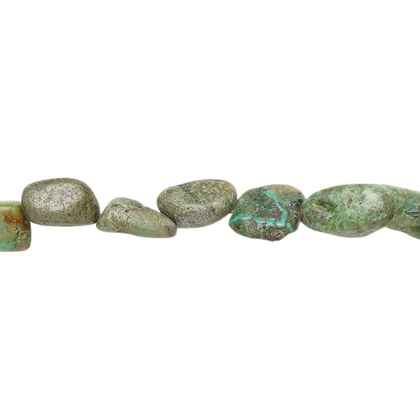 Turquoise 1pkg1, nugget bead 15.5-16 inch mini image number 0