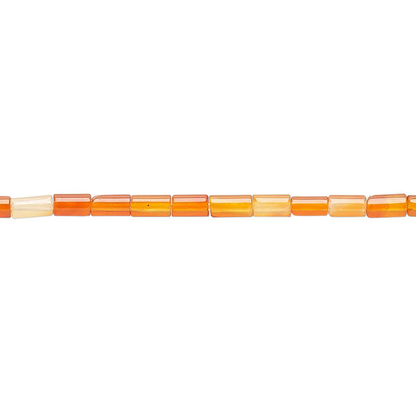 Carnelian 1pkg1, tube bead 15.5-16 inch 4x2mm image number 0