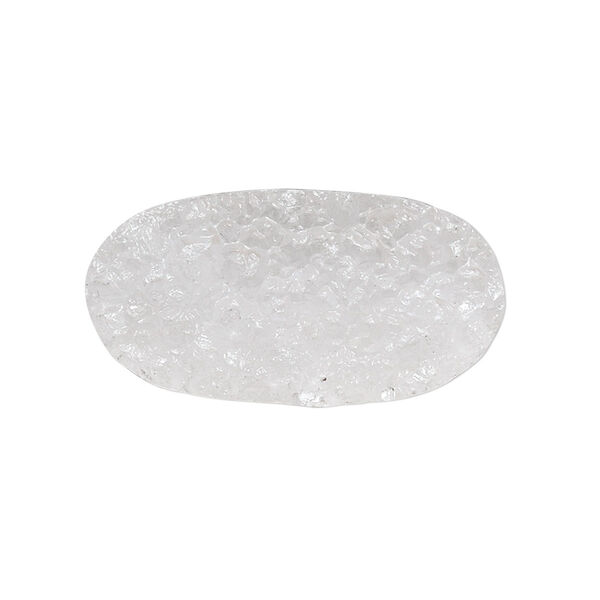 Druzy agate 1pkg1, flat oval bead natural 30x15mm image number 0