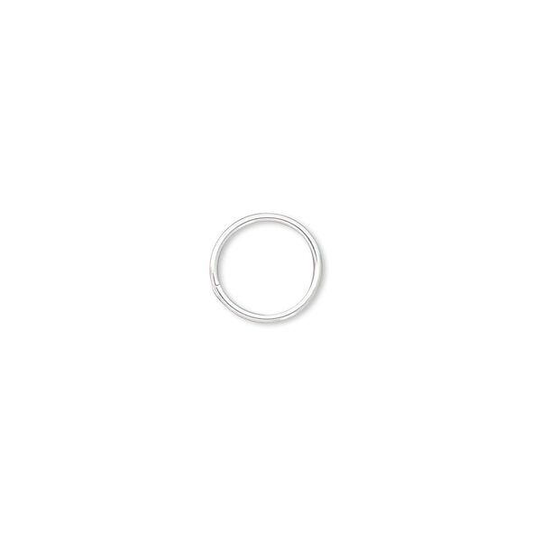 Jump ring, sterling silver-filled, 9mm soldered round, 7.8mm inside diameter, 22 gauge. Sold per pkg of 20. image number 0