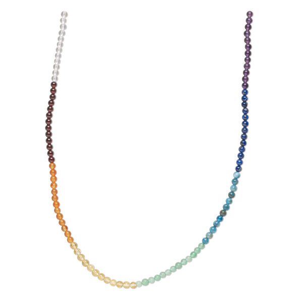 Multi-gemstone 1pkg1, round bead 15.5-16 inch 4mm image number 0