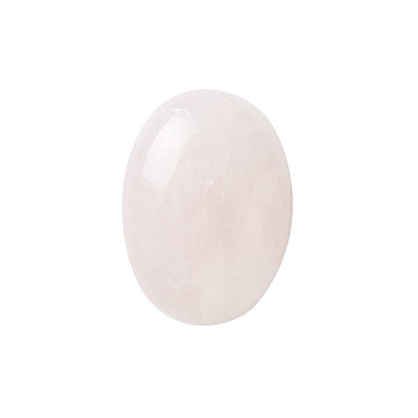 Rose quartz 1pkg2, calibrated oval cab natural B- grade, 25x18mm image number 0