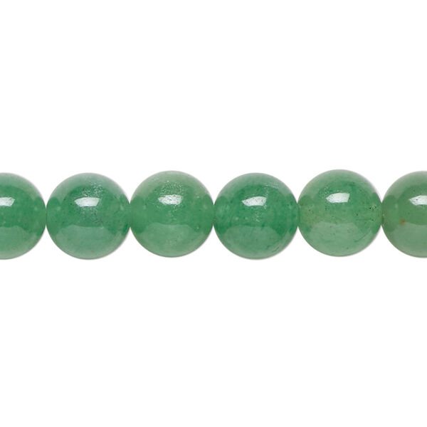 Green aventurine 1pkg1, round bead natural 15.5-16 inch 8mm image number 0