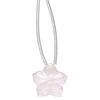 Rose quartz 1pkg1, hand-cut top-drilled 2-sided carved flower bead natural B grade, 16x16mm image number 0