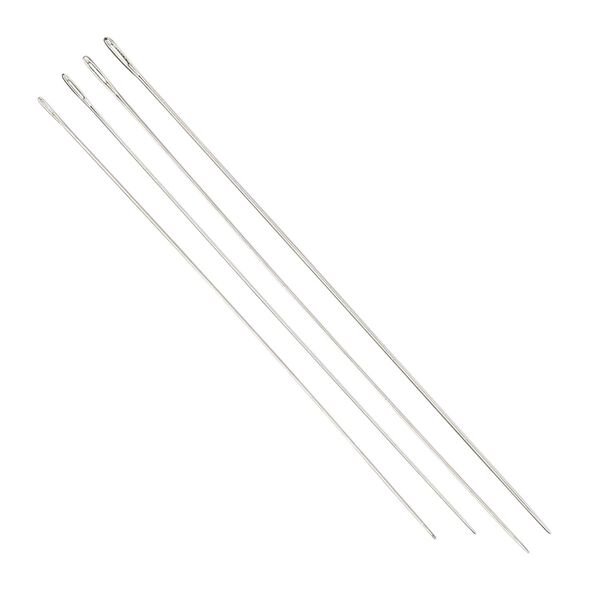 Needle, John James, steel, 2-inch and 2-1/8 inch size #10 / #11 / #12 / #13. Sold per pkg of 4. image number 0