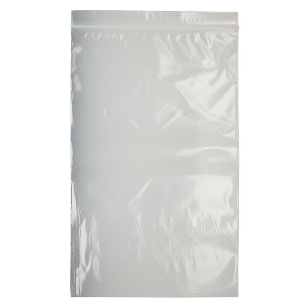 Bag, Tite-Lip™, plastic, clear, 4x7-inch top zip. Sold per pkg of 100. image number 1