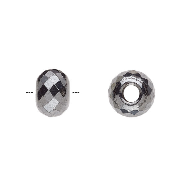 Hemalyke™ 1pkg6, faceted rondelle bead 15x10mm Dione® image number 0