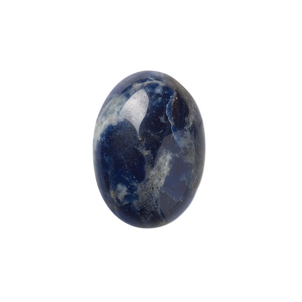 Sodalite 1pkg2, calibrated oval cab natural 25x18mm image number 0