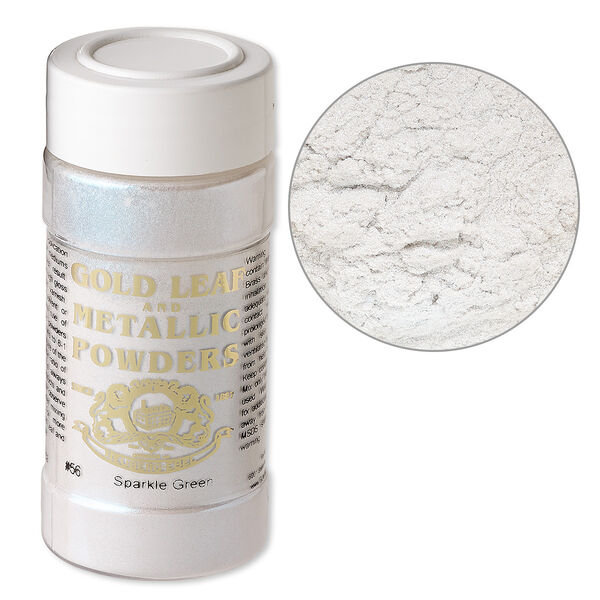 Mica powder 1pkg1, sparkle green (0056-002) 1 oz image number 0