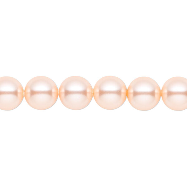 Pearl 250pk peach, Swarovski® 8mm round 5810 image number 0