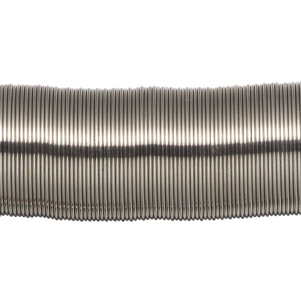 Memory wire, stainless steel, 3/4 inch ring, 0.65-0.75mm thick. Sold per 1-ounce pkg, approximately 155 loops. image number 0