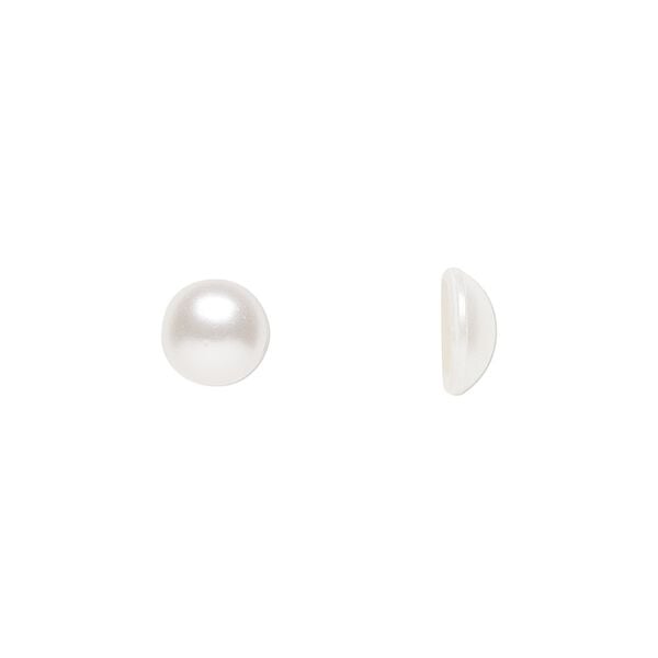 Cabochon 144pk crystal nacre, Swarovski® 7.07-7.27mm hotfix SS34 2080/4 image number 0