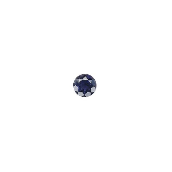 Iolite 1pkg1, hand-cut faceted round gem natural 6mm image number 0