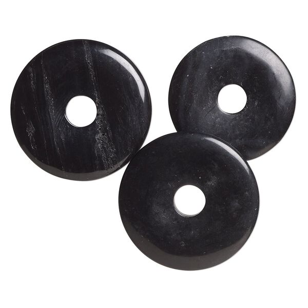 Blackstone 1pkg3, undrilled donut focal mix 39-46mm image number 0