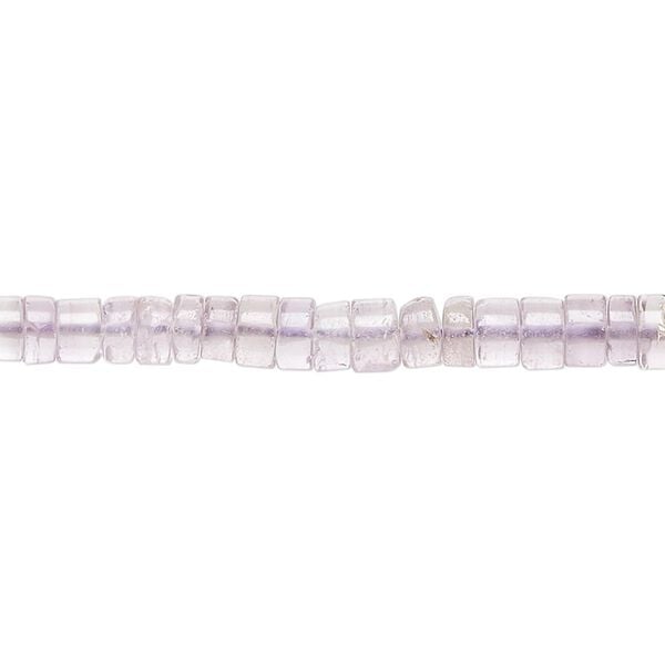 Lavender amethyst 1pkg1, hand-cut heishi bead natural 14 inch 3x2mm-5x3mm image number 0
