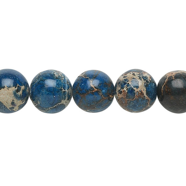 Magnesite 1pkg1, round bead B grade, 15.5-16 inch 10mm image number 0