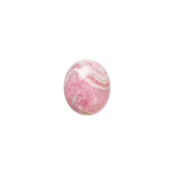 Rhodochrosite 1pkg1, calibrated oval cab natural B grade, 12x10mm image number 0
