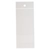 Bag, Clean-Vu®, plastic, clear, 3x2 inches with hole. Sold per pkg of 100. image number 1