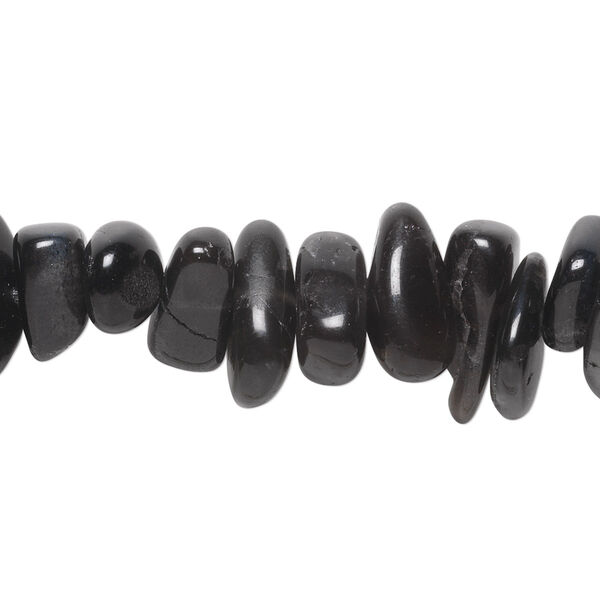 Black moonstone 1pkg1, chip bead natural 15.5-16 inch large image number 0