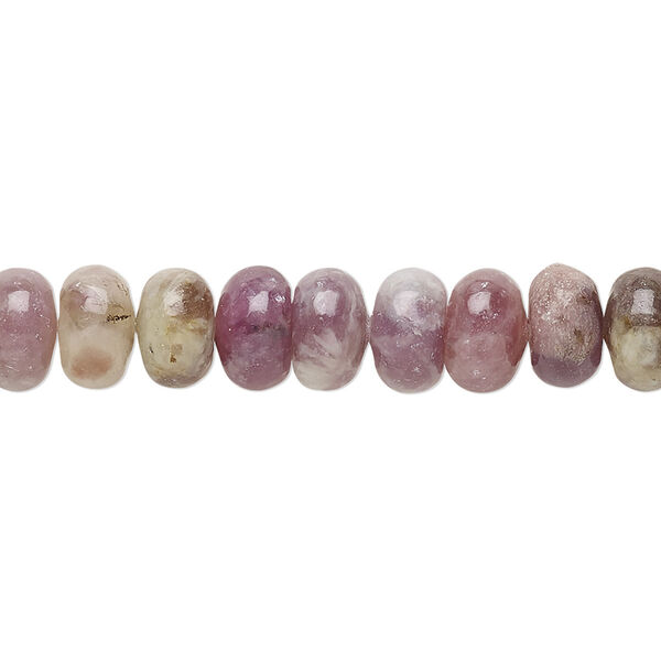 Quartz mix 1pkg1, rondelle bead natural 15.5-16 inch 8x5mm image number 0