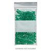 Bag, Tite-Lip™, plastic, clear and white, 3x5-inch top zip with block. Sold per pkg of 1,000. image number 0