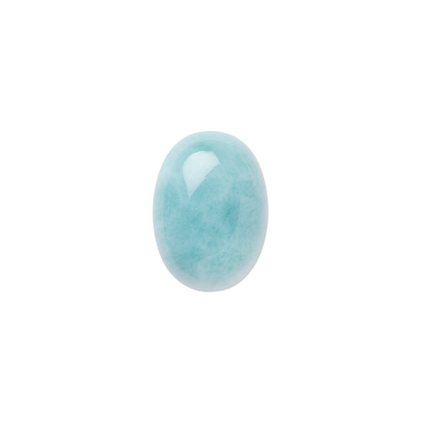 Larimar 1pkg1, calibrated oval cab B grade, 14x10mm image number 0
