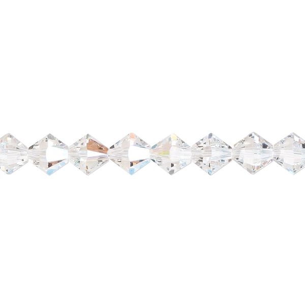 Bead 360pk crystal shimmer, Swarovski® 6mm XILION bicone 5328 image number 0