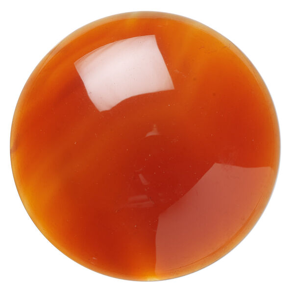 Red agate 1pkg1, calibrated round cab B grade, 38mm image number 0