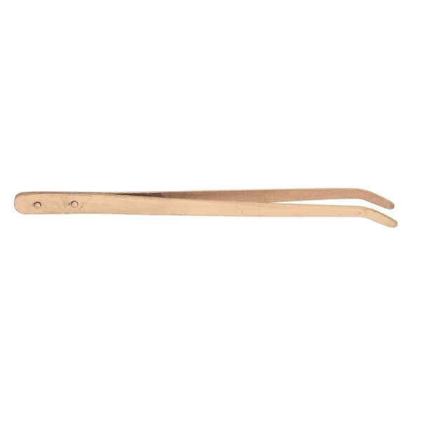 Tongs, copper, 8-3/4 inch curved. Sold individually. image number 0