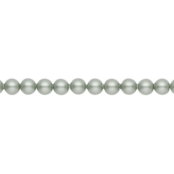 Pearl 500pk powder green, Swarovski® 4mm round 5810 image number 0