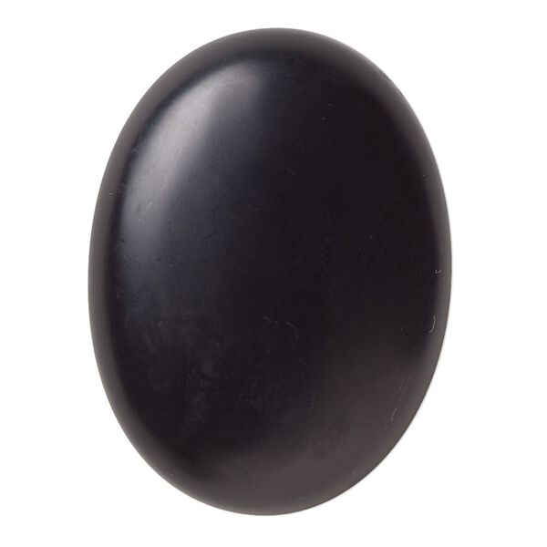 Black onyx 1pkg1, calibrated matte oval cab 40x30mm image number 0