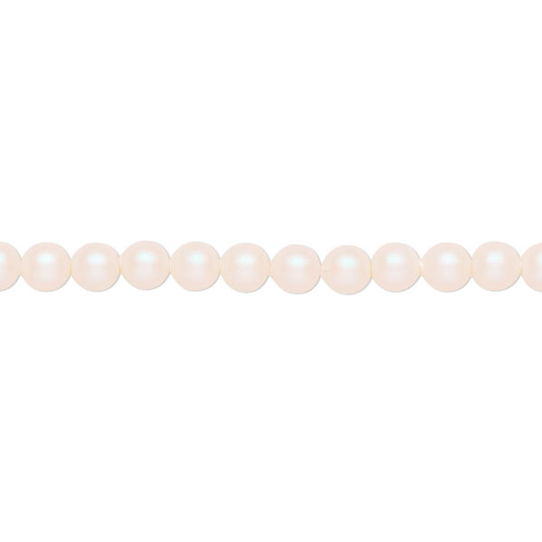 Pearl 100pk pearlescent white, Crystal Passions® 4mm round 5810 image number 0
