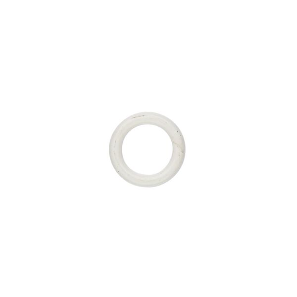Component, Oh! Ring™, silicone, antique white, 12mm round with 8mm hole. Sold per pkg of 200. image number 0