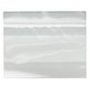 Bag, Tite-Lip™, plastic, clear and white, 3x2-inch side zip with block. Sold per pkg of 1,000. image number 1